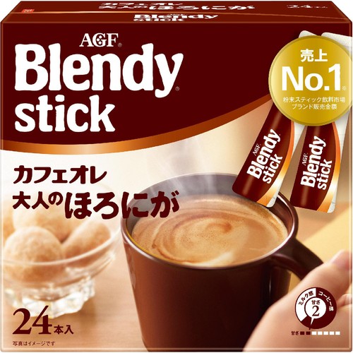 味の素AGF ブレンディ スティック カフェオレ 大人のほろにが スティックコーヒー 24本入
