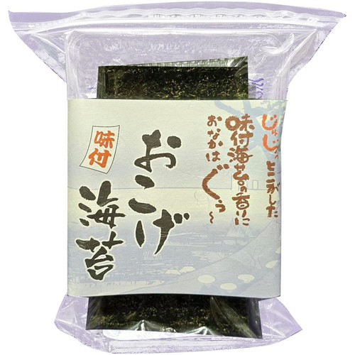 鮎澤 味付おこげ海苔 4切30枚入