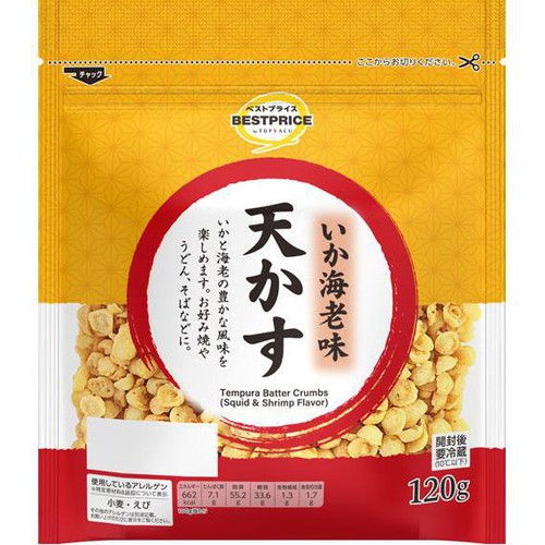 いか海老天かす 120g トップバリュベストプライス