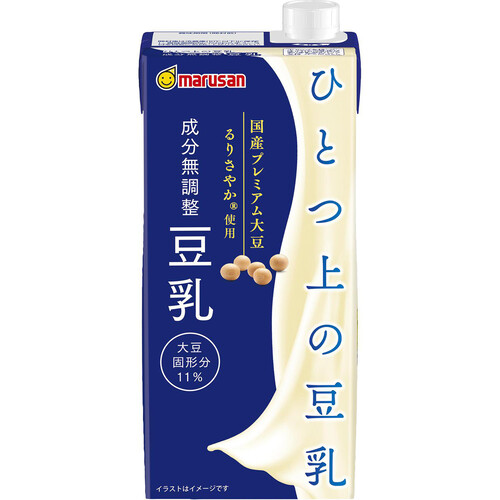 マルサンアイ ひとつ上の豆乳 成分無調整豆乳 1000ml Green Beans