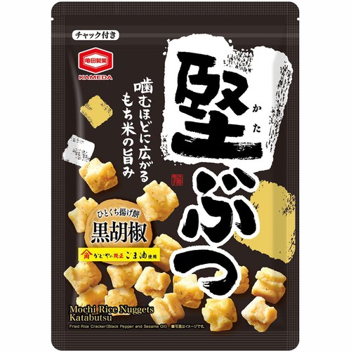 亀田製菓 亀田 堅ぶつ黒胡椒 140g