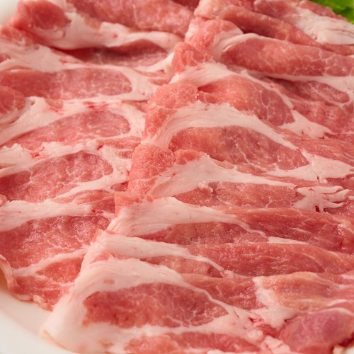 [鮮度+]【冷蔵】とうほく三元豚 かたロースうす切り (国産) 320g-380g
