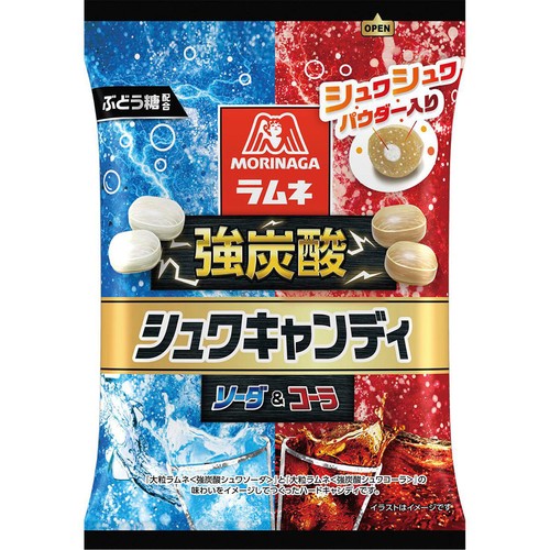 森永製菓 強炭酸シュワキャンディ 75g Green Beans | グリーンビーンズ