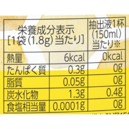 リプトン カフェインレスのはちみつ紅茶 ティーバッグ 14袋入 Green