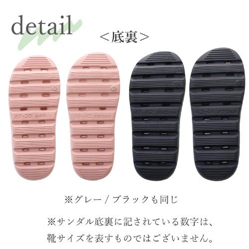 ストロング 穴あきEVAサンダルS(〜約24cm) グレー