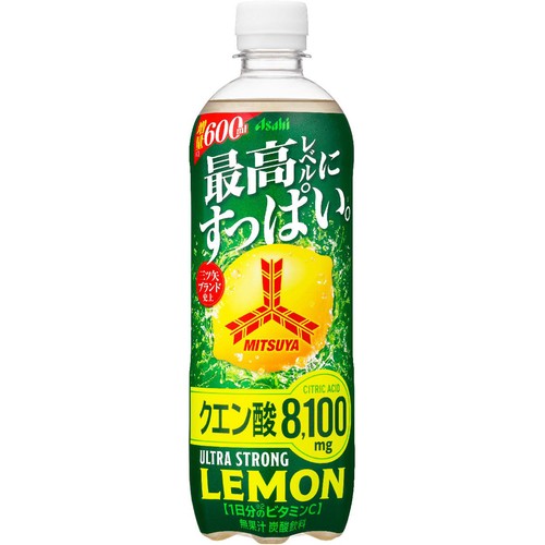 アサヒ飲料 三ツ矢 ウルトラストロング レモン 600ml