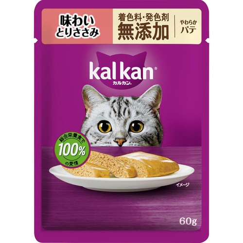 【ペット用】 マースジャパン カルカン やわらかパテ 味わいとりささみ 60g