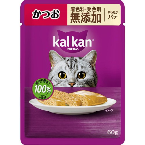 【ペット用】 マースジャパン カルカン やわらかパテ かつお 60g