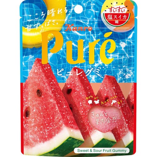 カンロ ピュレグミ すいすい塩スイカ 52g