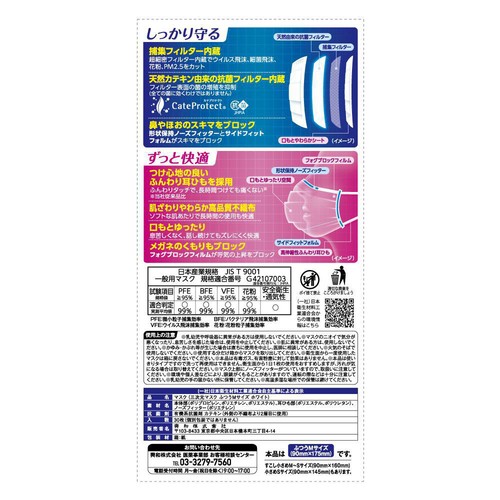 興和 三次元マスク ふつうサイズ ホワイト 30枚
