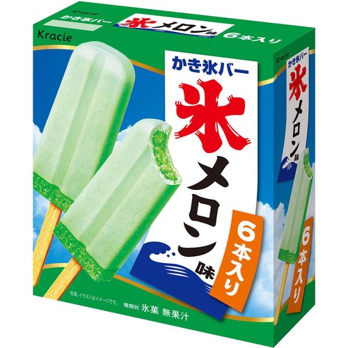 クラシエ かき氷バー 氷メロン 65ml x 6本入