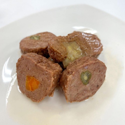 【ペット用】 FLF mot! 播磨産やわらか鶏肉 国産野菜の鹿肉ロール 6個入