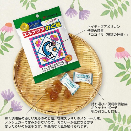 松浦薬業 エキナケアのど飴 52g