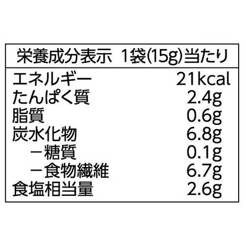 寒天とめかぶ入り海藻サラダ 15g トップバリュ