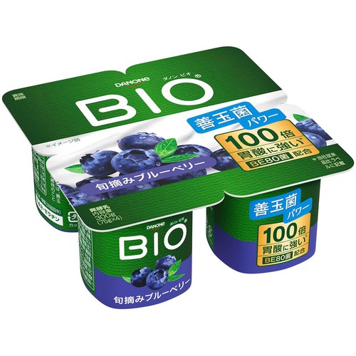 ダノン ビオ 旬摘みブルーベリー 75g x 4個