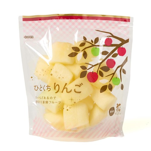 りんごブロック(スタンドパック) 180g Green Beans | グリーンビーンズ