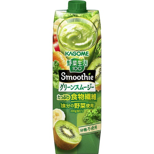 守山乳業ココア・ロイヤルミルクティー&カゴメ野菜生活グリーンスムージー　計20本 カゴメ 野菜生活100 Smoothie グリーンスムージー 1000g Green Beans