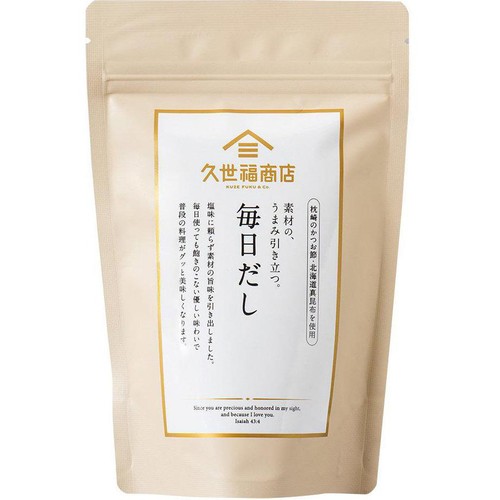 サンクゼール 久世福商店 毎日だし 7g x 7包