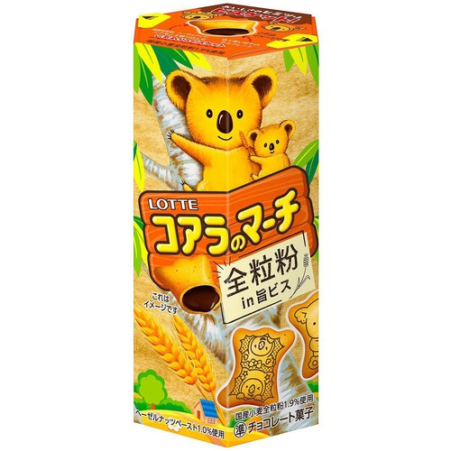 ロッテ コアラのマーチ 全粒粉in旨ビス 46g
