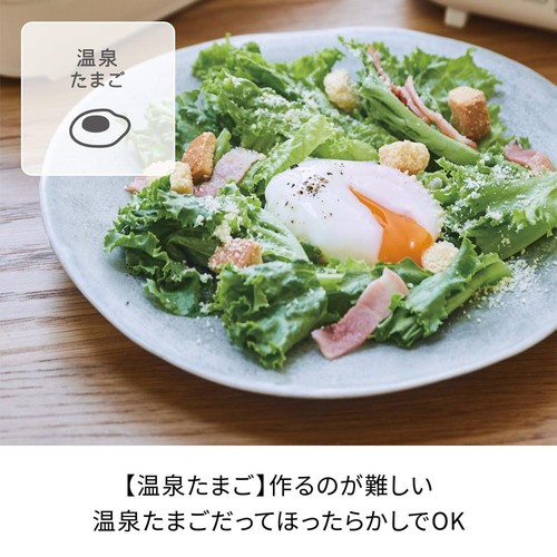 レコルト エッグ&ボイルクッカー REB-1 クリームホワイト