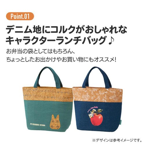 スケーター コルクXデニムランチバッグL ピーターラビット KBCO2