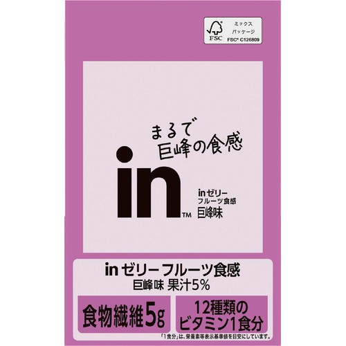 森永製菓 inゼリーフルーツ食感 巨峰 6コ