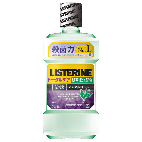 リステリン トータルケア グリーンティー ノンアルコール 500ml