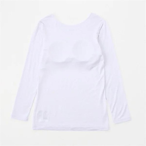 PEACE FIT(ピースフィット)WARM カップ付きシャツ 9分袖 女の子 ブラック 140cm トップバリュ