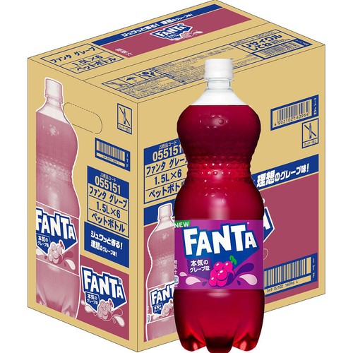 コカ・コーラ ファンタグレープ 1ケース 1500ml x 6本