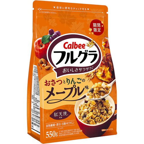 カルビー フルグラ おさつとりんごのメープル味 550g