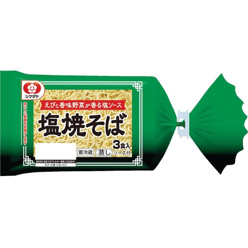 シマダヤ 塩焼そばソース付 3食入