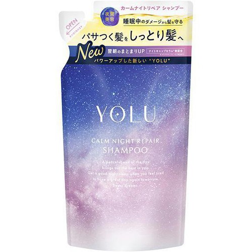 I−ne YOLU(ヨル) カームナイトリペア シャンプー つめかえ用 370mL
