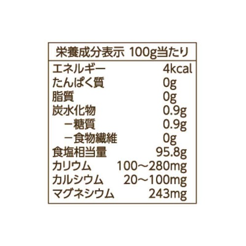 平釜焚き海水にがりの入った 瀬戸内のしお 1kg トップバリュ