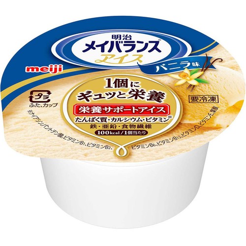 明治 メイバランス アイス バニラ味 80ml x 6個入