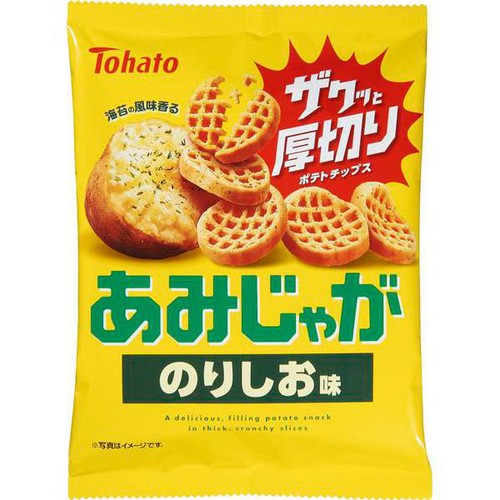 東ハト あみじゃがのりしお味 55g