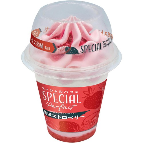 赤城乳業 スペシャルパフェ 贅沢ストロベリー 300ml Green Beans