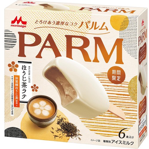 森永乳業 PARM ほうじ茶ラテ 50ml x 6本入