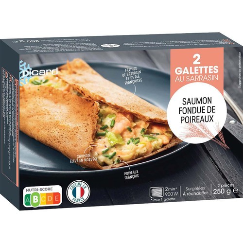 ピカール サーモンとポロネギのガレット【冷凍】 250g Green Beans