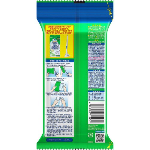 ジョンソン スクラビングバブル 流せるトイレブラシ 除菌消臭 替え ホワイトブロッサム 12個