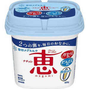 森永乳業 ビヒダスプレーンヨーグルト脂肪ゼロ 400g Green Beans