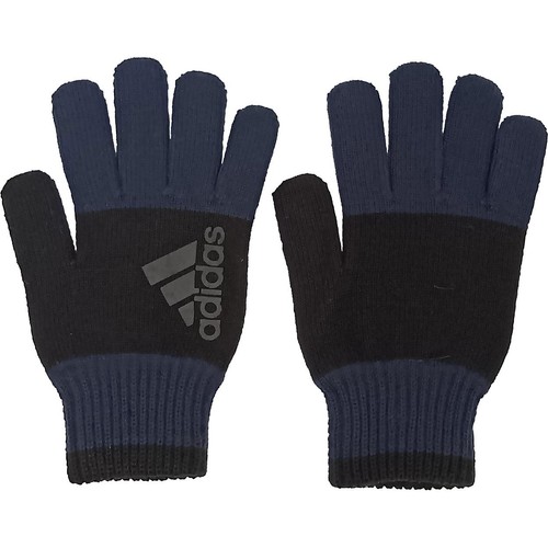 アディダス adidas ニット五指手袋 紳士 ネイビー Green Beans