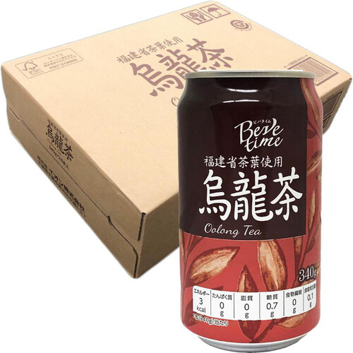 ビバタイム 烏龍茶 缶＜ケース＞ 340g x 24本 Green Beans | グリーン