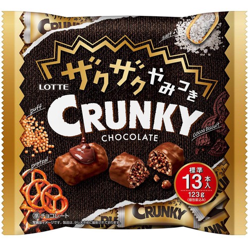 ロッテ ザクザクやみつき クランキー シェアパック 123g Green Beans