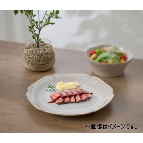 アンジュ 24cm皿 美濃焼 ホワイト