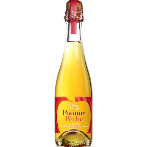 スパークリングアップルジュース(ピーチフレーバー入り) 375ml