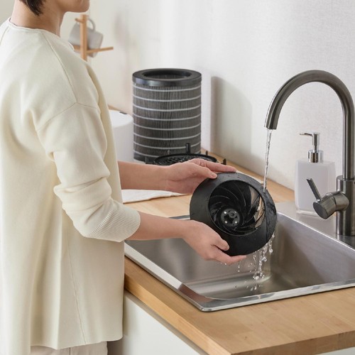 アイリスオーヤマ 丸洗い気化加湿器 AHM-MVU55A-W Green Beans