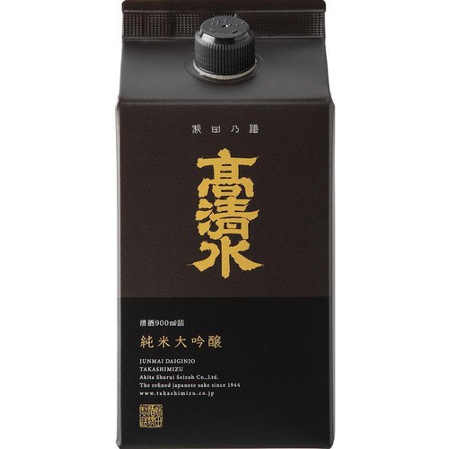 【秋田県】 高清水 純米大吟醸パック 900ml
