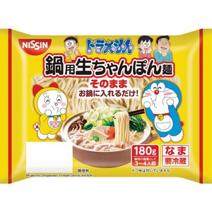 日清食品 ドラえもん 鍋用生ちゃんぽん麺 180g Green Beans | グリーン
