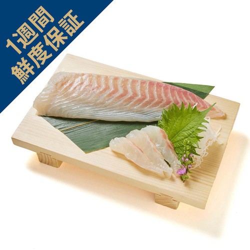 [鮮度+]【冷蔵】愛媛県産 養殖活〆真鯛刺身用(背)  1冊 110g