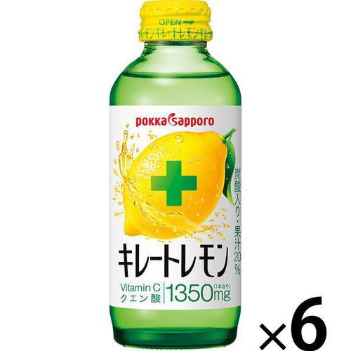 ポッカサッポロ キレートレモン 155ml x 6本